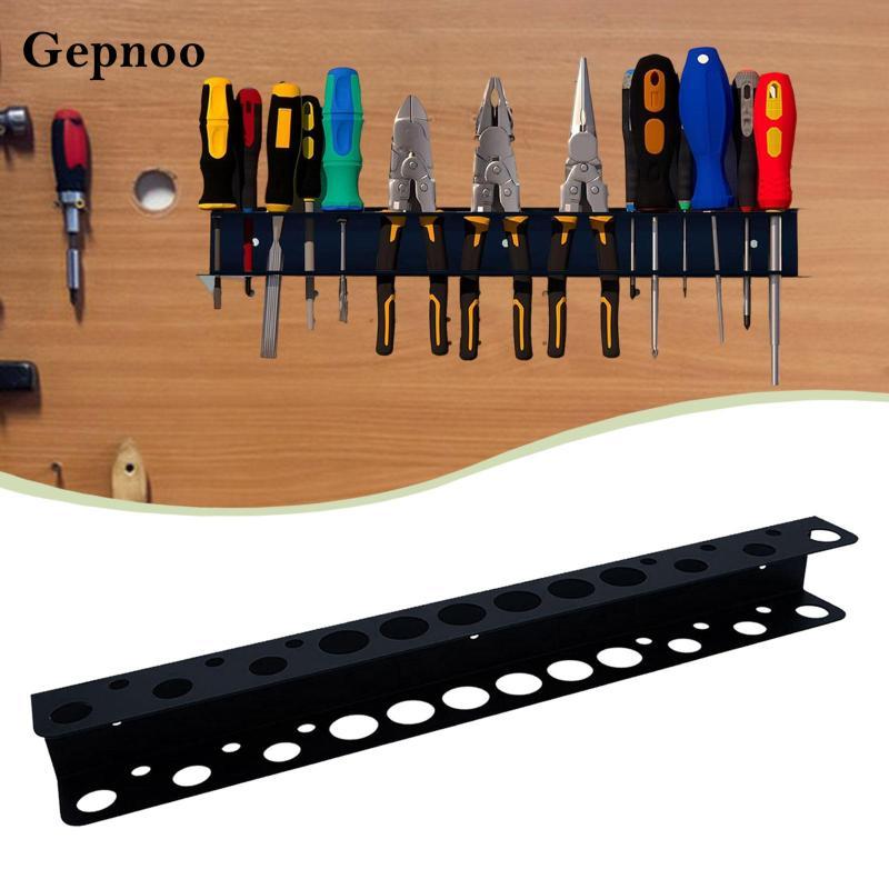 [Gepnoo] Garden Tool Wall Rack Hanging Shelf Organizer Heavy Duty for Garage Home Outdoor Equipment 