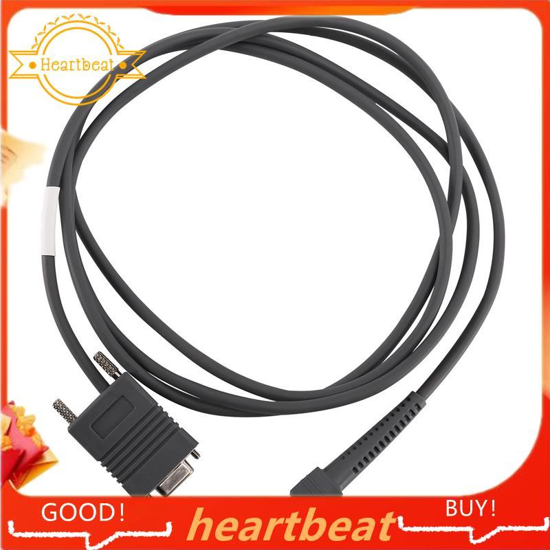 LS2208 RS232 สายอนุกรม CBA-R01-S07PAR เครื่องสแกนบาร์โค้ด LS2208 6.5 ฟุต