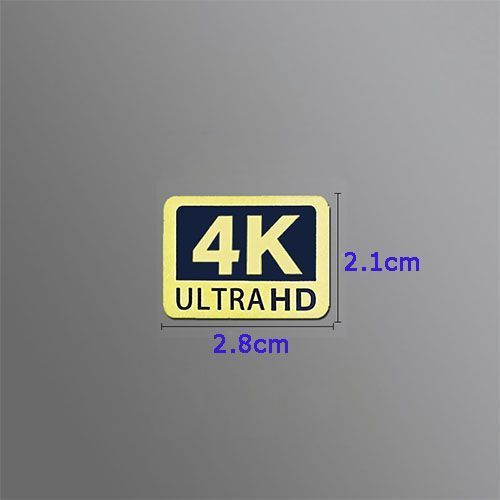 Mobile Phone4k8k Logo video in high definition hdr New sticker product TV gold decoration10y Introdu