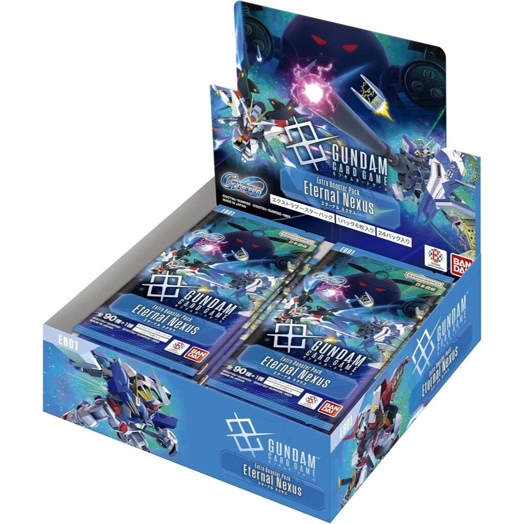 Bandai Gundam Card Game Extra Booster EB01 Eternal Nexus (Japan) แบบกล่อง (24 ซอง) 4582770012309 (การ์ด)