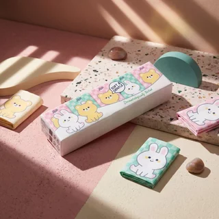 Boots บู๊ทส์ ซอฟท์ แอนท์ เจนเทิล มินิ แฮงกี้ 3ชั้น × 10แผ่น × 10ซอง BOOTS SOFT & GENTLE MINI HANKIES 10 PACK X10