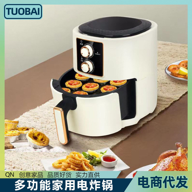 Air Fryer หม้อทอดไฟฟ้าอัจฉริยะในครัวเรือนมัลติฟังก์ชั่น 6L Smart Air Fryer No French Fries Chicken F