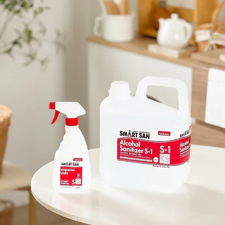 แอลกอฮอล์ฆ่าเชื้อ สมาร์ท ซาน เอส-1 (แกลลอน 5 ลิตร) : Saraya Smart San Alcohol Sanitizer S-1 5L