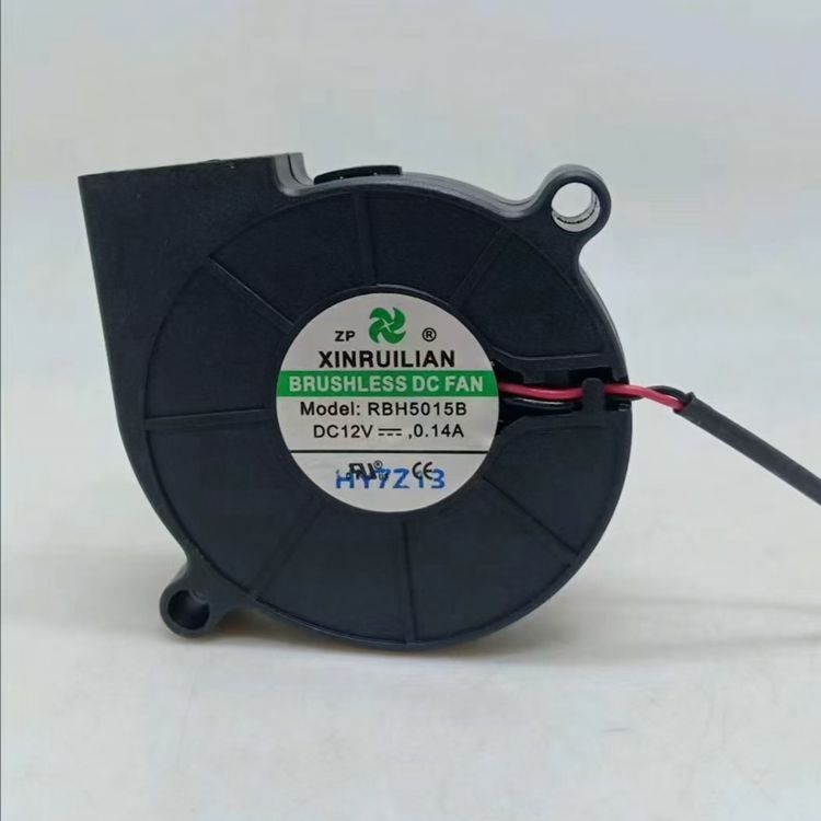 เหมาะสําหรับไต้หวัน XINZIAN 5015 RBH5015B 0.14A Double Ball 12V Blower Turbo Fan