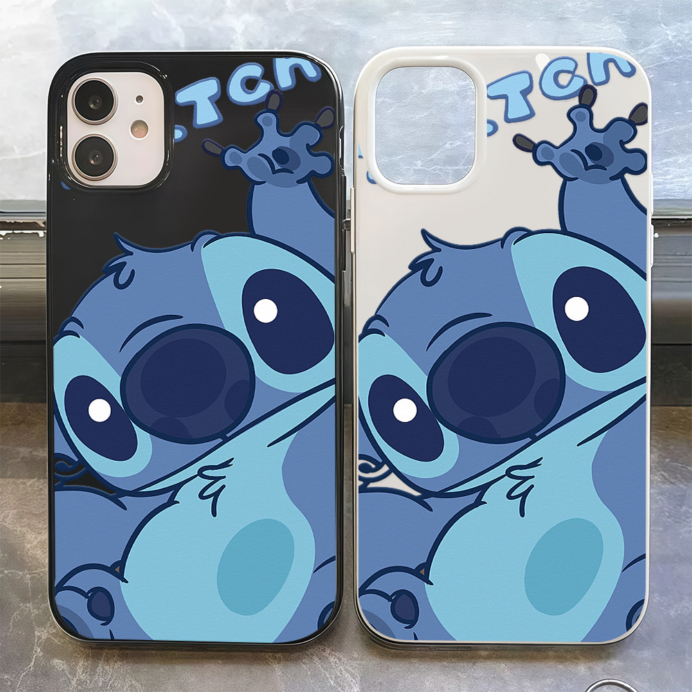 เคสTPUเจลลี่นุ่ม สำหรับ iPhone 17 16 15 14 13 12 11 Pro Max ลายสติทช์ Stitch การ์ตูนดิสนีย์