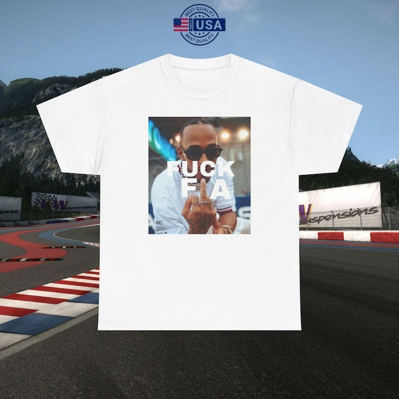 เสื้อยืดผ้าฝ้าย 100% Lewis Hamilton FIA Italy GP สำหรับทุกเพศ