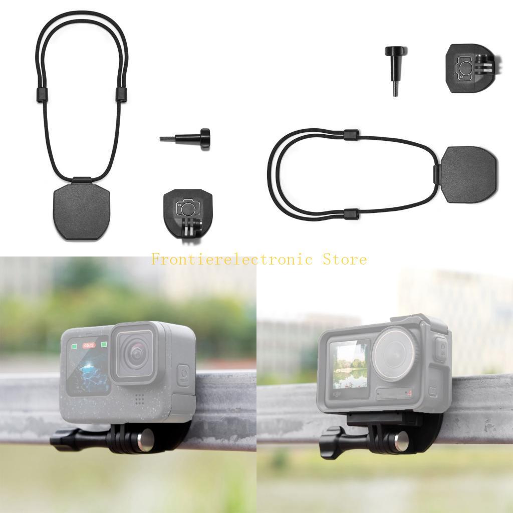 G8DB สบายคอ Mount สายคล้องคอสําหรับ Action 4/3/2 Mount อะแดปเตอร์ Lanyard Bracket อุปกรณ์เสริมกล้อง