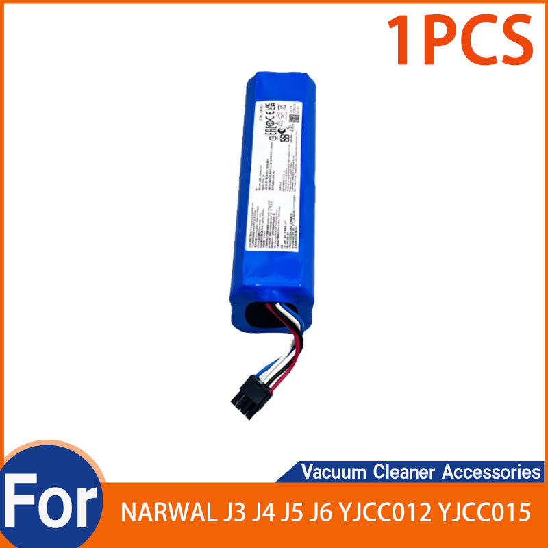 Original 6500mAh 14.4V สําหรับ NARWAL BRR-2P4S-5200SL J3 J4 J5 J6 YJCC012 YJCC015 BP4S2PPM5D เครื่อง