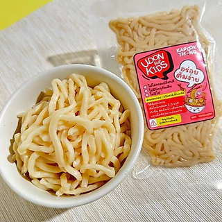 KAPOOKTHONG Udon for Kids เส้นอุด้งสด ปลอดสาร สำหรับเด็ก ไม่ใส่สารกันเสีย เก็บได้นาน