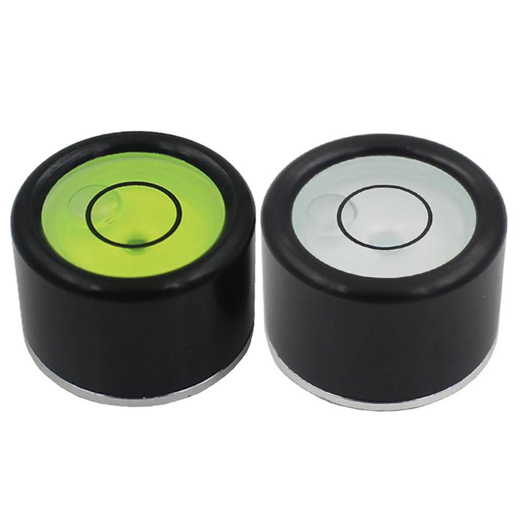 [Almencla21] Disc Spirit Bubble Level Circular Shock Resistance Measuring Tool for Telescope Table D