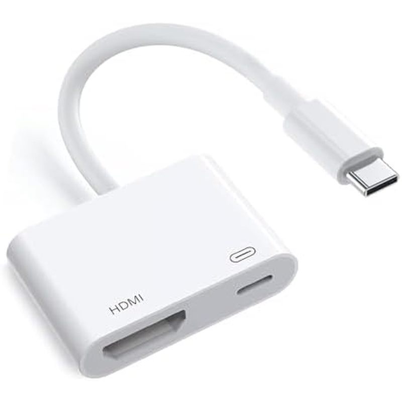 60Hz สําหรับ iPhone 15 16 17 MacBook Pro Air iPad Pro, MFi ได้รับการรับรอง USB 3.1 Type C Digital AV