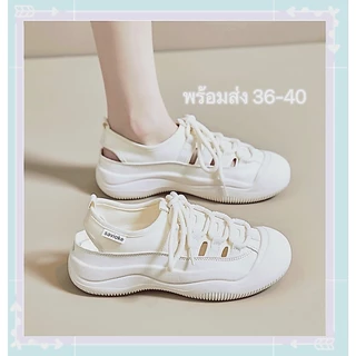 มาใหม่ Marian รองเท้าผ้าใบรัดส้นสำหรับผู้หญิง No.A0449พร้อมส่ง