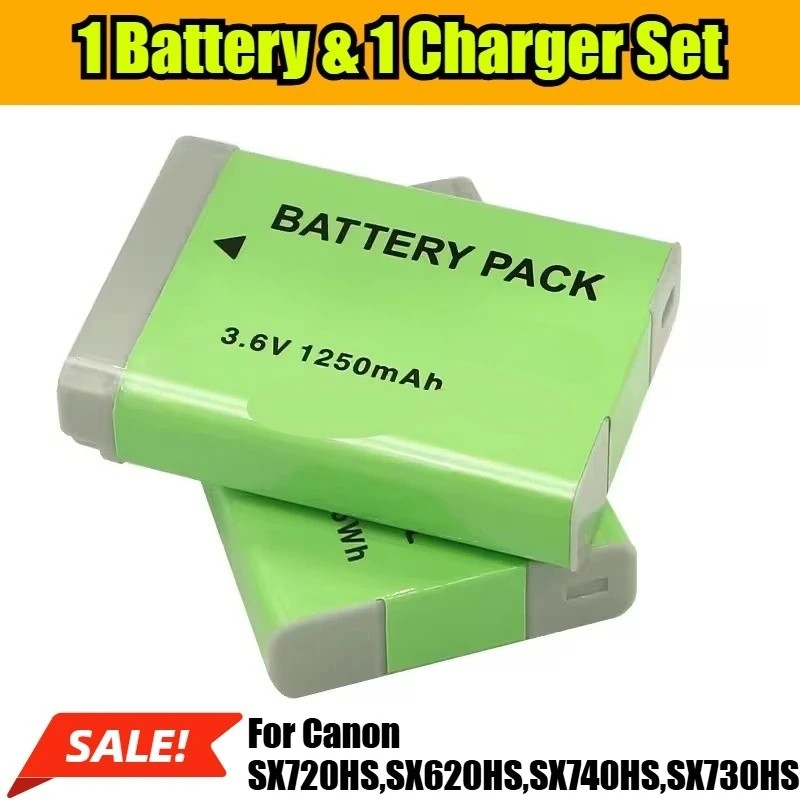 3.6V 1250mAh NB-13L แบตเตอรี่กล้องสําหรับ Canon SX720HS SX620HS SX740HS SX730HS