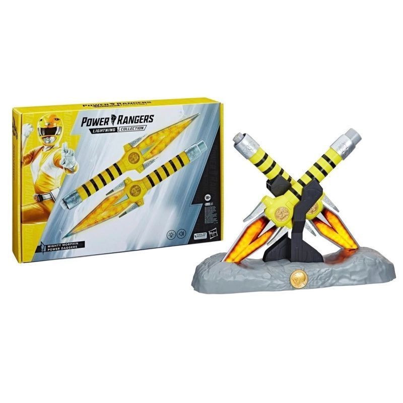 [Hasbro] ไดโนเสาร์ทีม Saber Tiger Linker Saber-toothed Tiger Army Sword อาวุธนักรบสีเหลือง 1: 1COSPL