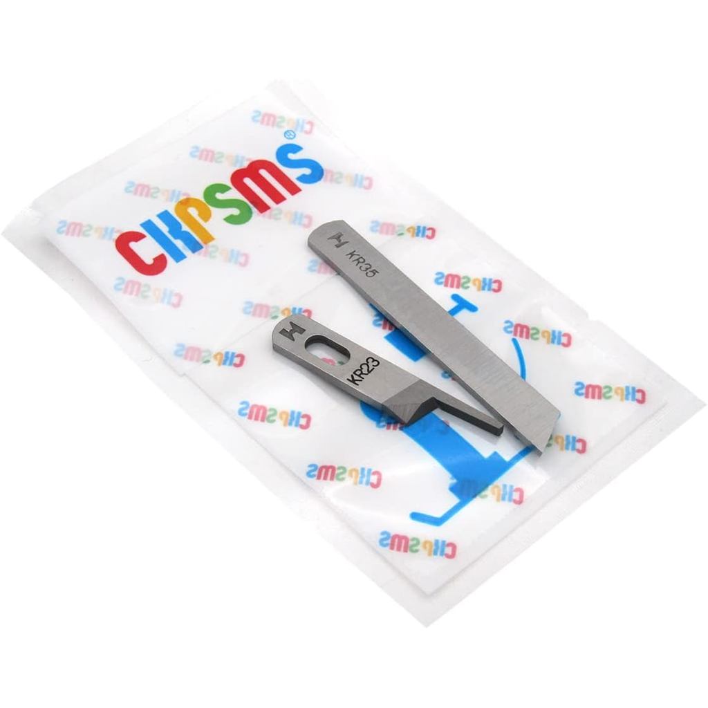 ชุดมีด ckpsms สําหรับจักรเย็บผ้า OVERLOCK SIRUBA 737 747#KR23+KR35 1 ชุด