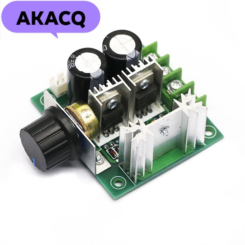 10A 12V-40V Pulse Modulation 13KHz PWM DC มอเตอร์ปรับความเร็วสวิทช์ควบคุมโมดูล