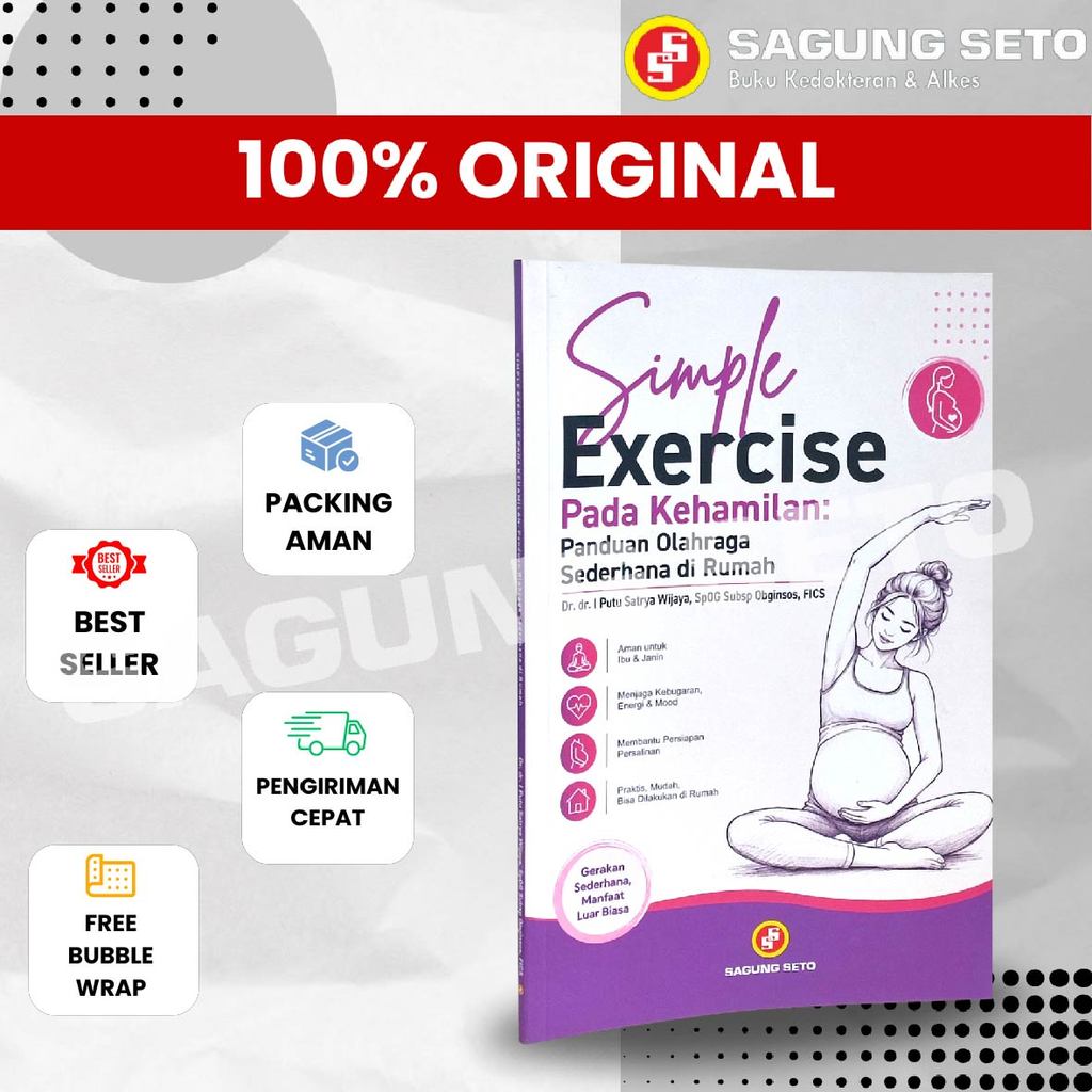 หนังสือคลายเครียด SIMPLE ON PREGANCY SIMPLE EXERCISE GUIDE AT HOME - DR DR DR. ดร. ฉันเป็นแหล่งกําเน