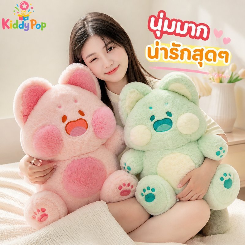แมวตุ๊กตาตุ๊กตานุ่ม หน้า ผ้าฝ้ายตุ๊กตาสัตว์หมอนน่ารักของขวัญวันเกิดของเล่น 30 40 ขนาด