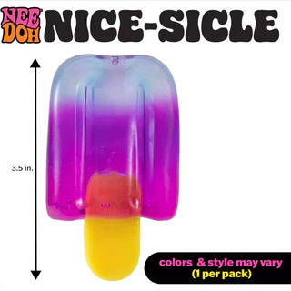 COD🇹🇭Schylling NeeDoh Popsicle ของเล่นบีบคลายเครียด ทรงไอติมแท่ง เนื้อเจลใส นุ่มเด้ง บีบเพลิน เหมาะสำหรับออฟฟิศ โรงเรียน
