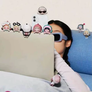 POPMART SKULLPANDA POP ATTACH Off Mode Blind Box Gift หุ่นน่ารัก ของขวัญวันเกิด 40HN