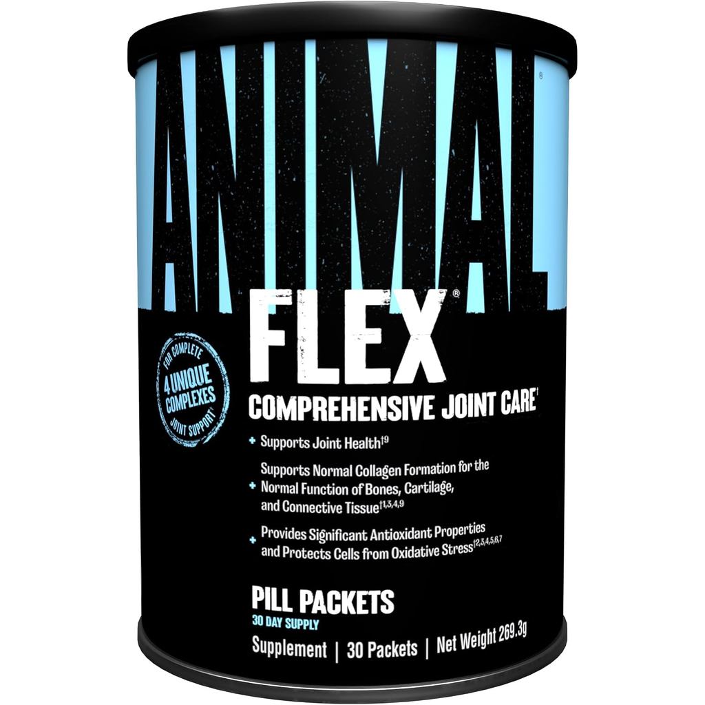 ANIMAL Flex Comprehensive Joint Care 30 แพ็ค | 4 คอมเพล็กซ์เฉพาะสําหรับข้อต่อ กระดูก & กระดูกอ่อน พร