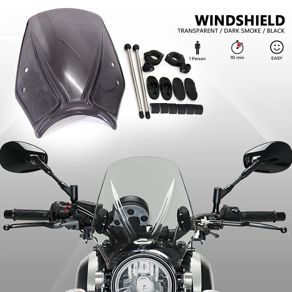 BXSR700 XSR900กระจกกระจกรถจักรยานยนต์กีฬา Deflector Shield หน้าจออุปกรณ์เสริมสำหรับ YAMAHA XSR 700 X