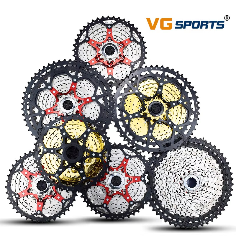 VG SPORTS จักรยานเสือภูเขา Freewheel Cassette พร้อมขายึด, 8 9 10 11 12 ความเร็วเฟืองหลายเกียร์สําหรั