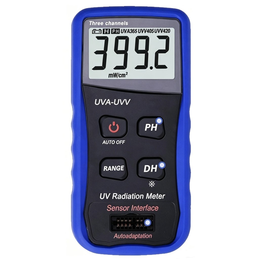 คุณภาพสูง UVA-UVV UV Radiation Meter UV Tester อุปกรณ์ทดสอบ