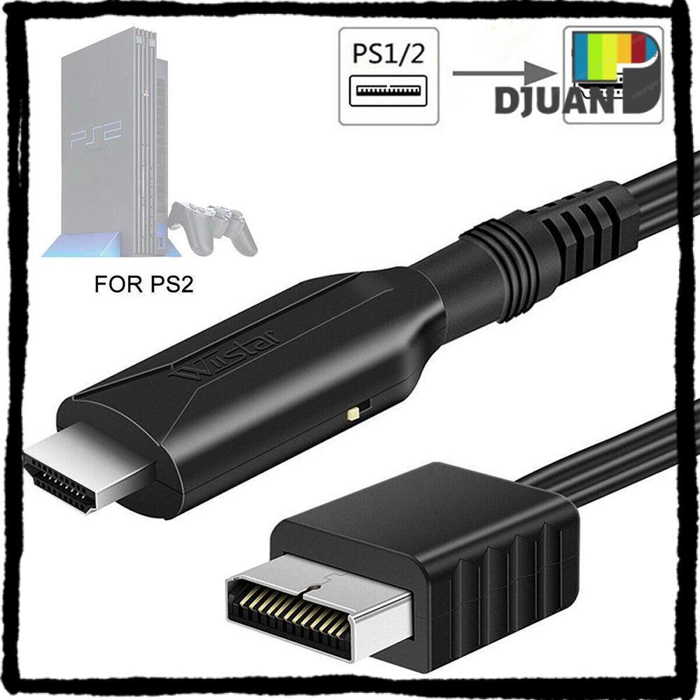 DUOJUAN Audio Video Converter Cable Full HD Full HD Cable Adapte HD Converter PS2 เป็น HDMI-compatib