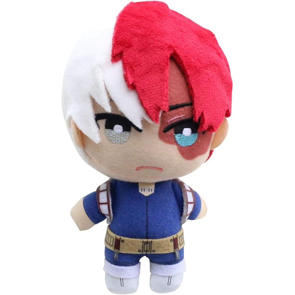 MHA อะนิเมะ Plushie น่ารัก Plushie Hero คอสเพลย์ Plushies ตุ๊กตาของเล่นตุ๊กตาพวงกุญแจตุ๊กตา, 5.9 "สี