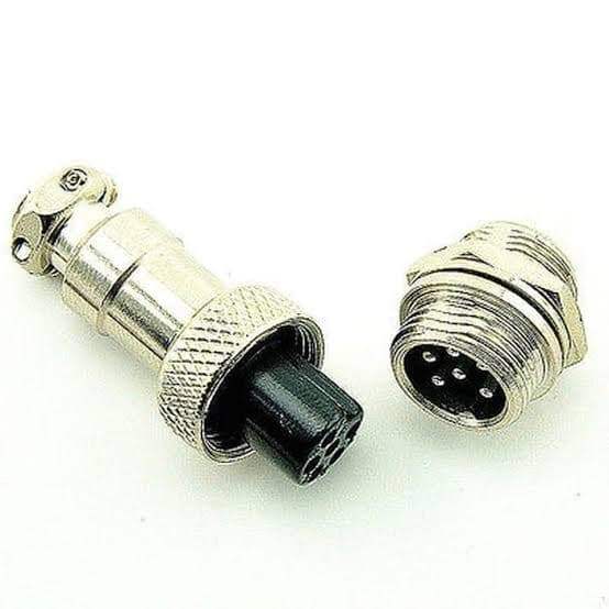 CB 6PIN 12mm CONNECTOR CB 6P 12 MM Connector 6 Pin 12mm [Elca]