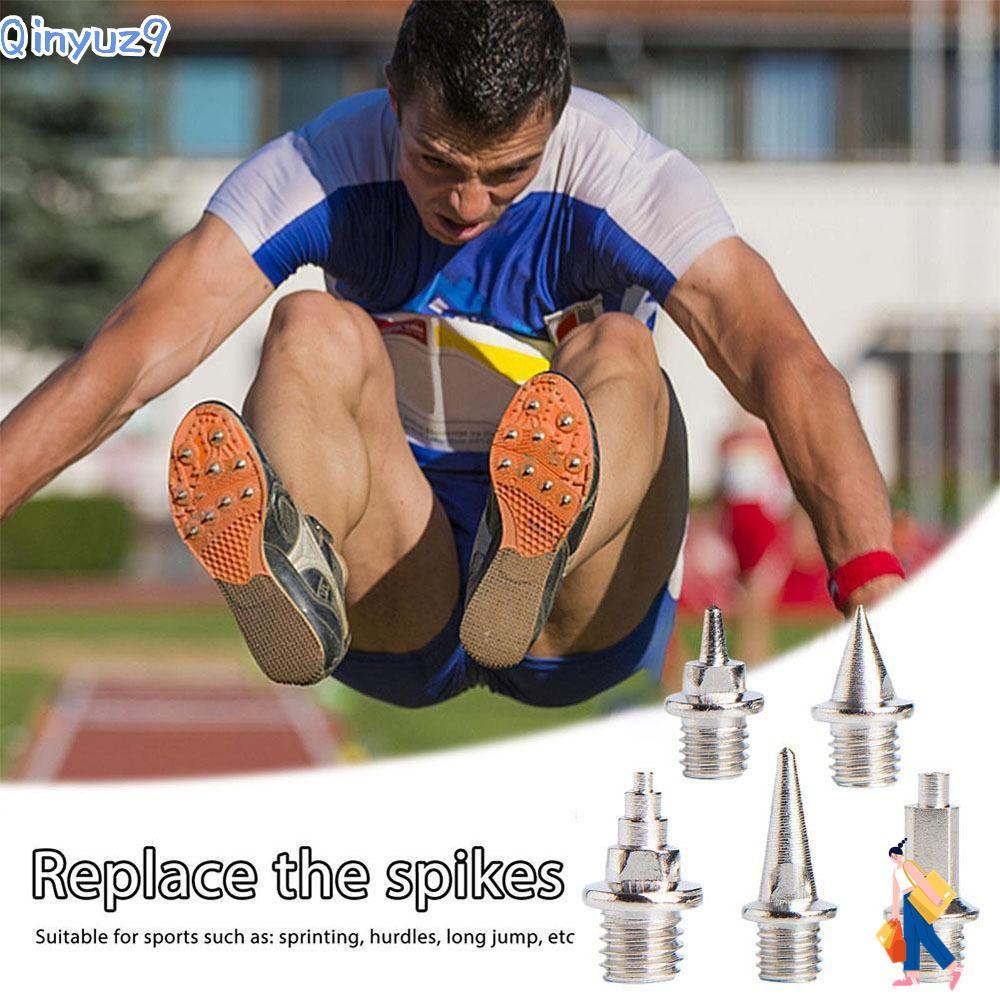 QINYUZ9 16 ชิ้นรองเท้า Spikes, Steel Field Shoe Studs, Cross Country Sprinting Track Field Track Spi