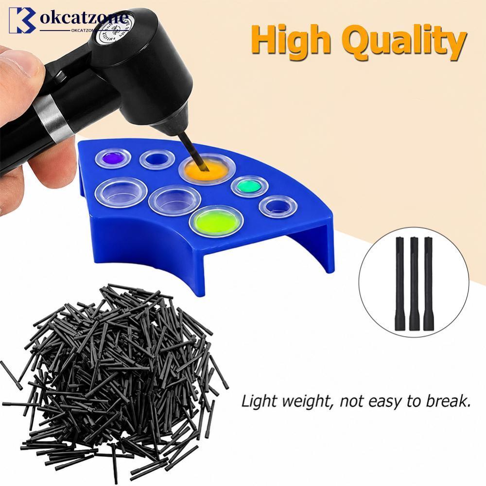 OKCATZONE 100pcs หมึกสักทิ้งผสม Sticks Smooth Pigment Blending Rods สําหรับ Tattoo Studio Art สีและเ