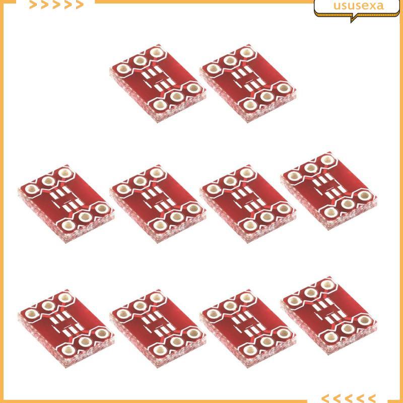 [Ususexa] ชุด 10 ชิ้น 6 พิน SOT23 เป็นอะแดปเตอร์ DIP บอร์ด PCB SMD Converter DIY บอร์ด