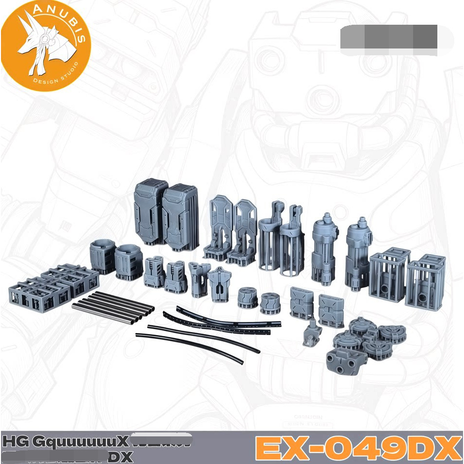 ANUBIS EX049 EX049DX อะไหล่อัพเกรดเหมาะสําหรับ HG 1/144 GQUUUUUX ZAKU Series (ไม่รวมชุด)
