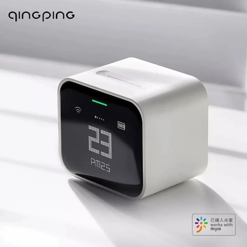 RLOS Qingping Air Detector Lite PM2.5 Air Quality Monitor ครัวเรือนมัลติฟังก์ชั่ Monitor Mi Home APP