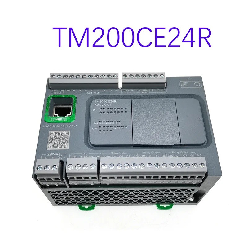 5U4W ยี่ห้อใหม่ TM200CE24R TM200CE24T TM221CE24R โปรแกรมควบคุมจุด