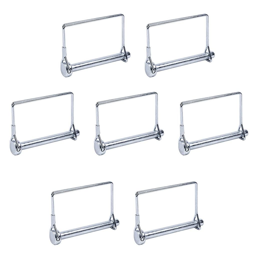 7 ชิ้น 5/16 Trailer Coupler Pin Shaft ล็อค Pin PTO Pin Assortment Kit สําหรับฟาร์ม Trailers Wagons ส