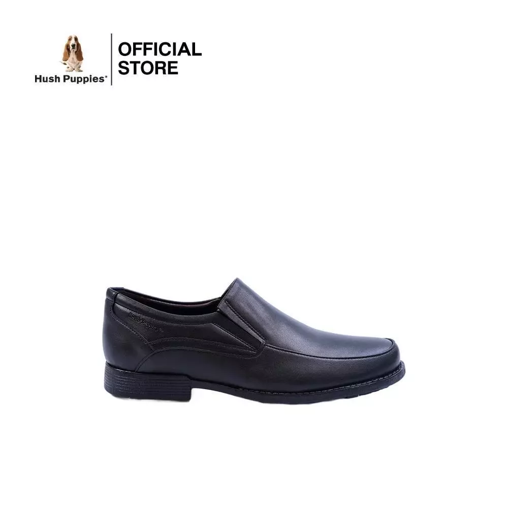 Hush Puppies รองเท้าผู้ชาย รุ่น HP 8HDFPP335A - สีดำ (รองเท้าทางการหนังสังเคราะห์ แบบสวม)