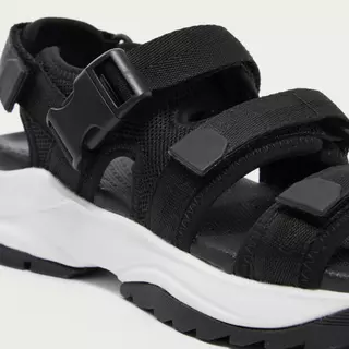 Decathlon Women’S Hiking Sandals Nh110 รองเท้ารัดส้นผู้หญิงสำหรับใส่เดินป่ารุ่น Nh110 - Black