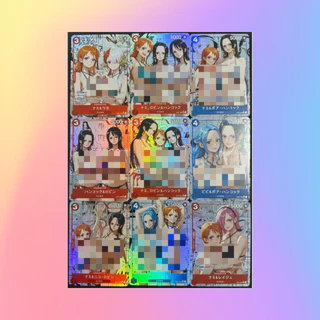 อะนิเมะแฟลชการ์ดการ์ดโจรสลัด Nami Emperor Uta DIY opcg การ์ดคอลเลกชันแฟลชสีสันสดใส