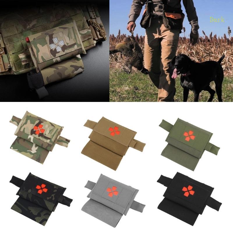 Dark First Aids Pouch Micro Trauma Kits กระเป๋าเก็บกระเป๋าพร้อม Tourniquets Holder