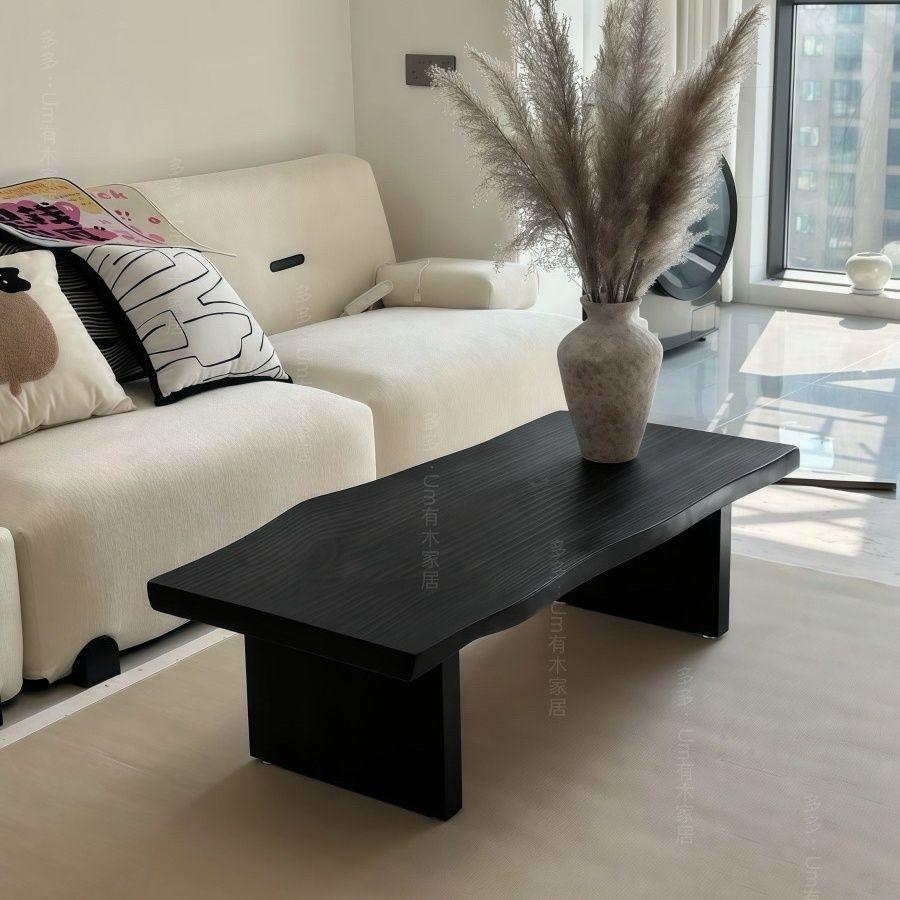 Solid wood tea table, Japanese-style balcony bay window tea table, homestay hotel square table, tata