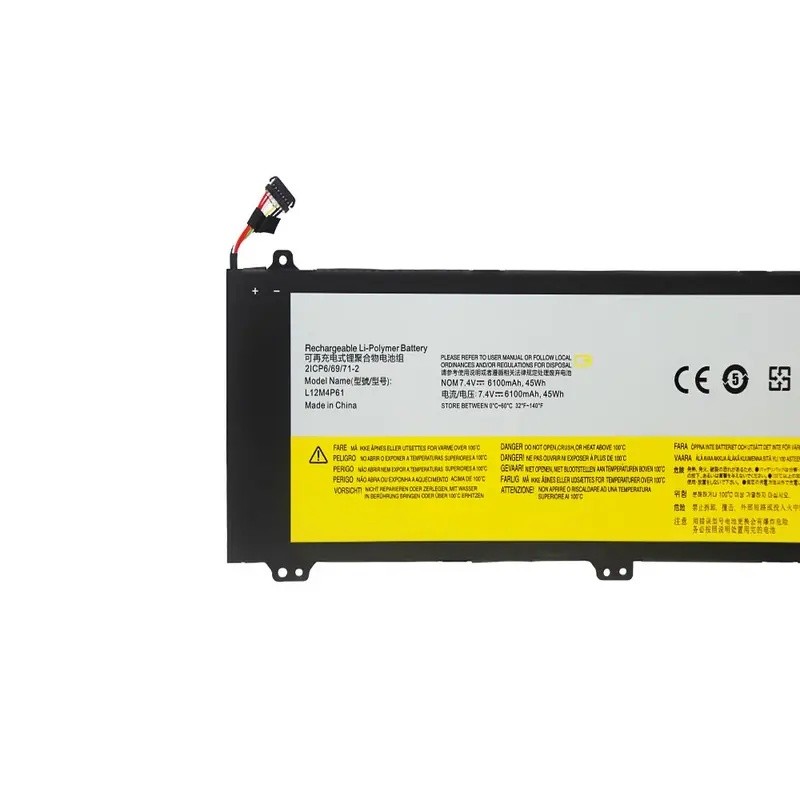 สําหรับ Lenovo IdeaPad U330 U330P U330T 7.4V 45WH 6100mAh L12M4P61 L12L4P61 แบตเตอรี่แล็ปท็อป