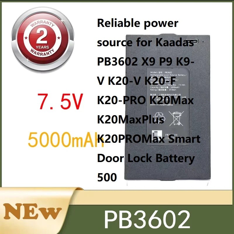 ที่เชื่อถือได้สําหรับ Kaadas PB3602 X9 P9 K9-V K20-V K20-F K20-PRO K20Max K20Plus K20PROMax สมาร์ทปร
