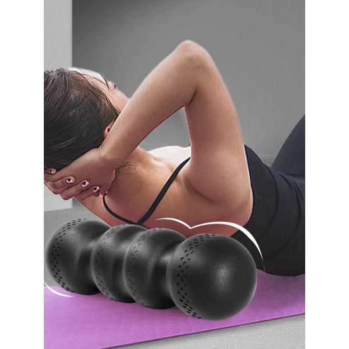 EPP สีสัน Wave Shape Fitness Roller โยคะถั่วลิสง Ball epp โยคะคอลัมน์กระดูกสันหลังโฟม Roller กล้ามเน