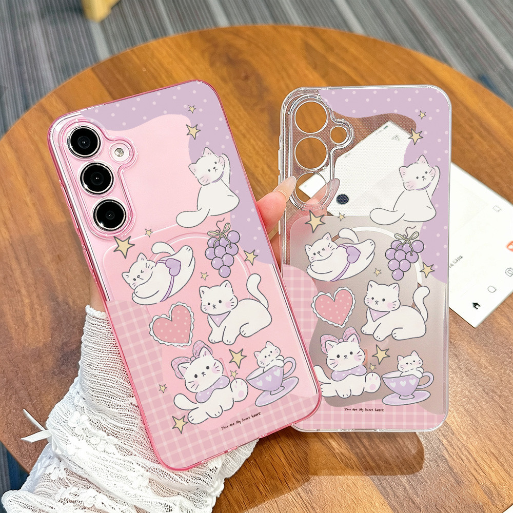 Soft เคส For Samsung A05S S25 Ultra A36 5G A37 A55 A07 A56 A57 5G A35 S26 Ultra A16 S24 Fe A15 A54 A06 A17 ใสเคสทรศัพท์