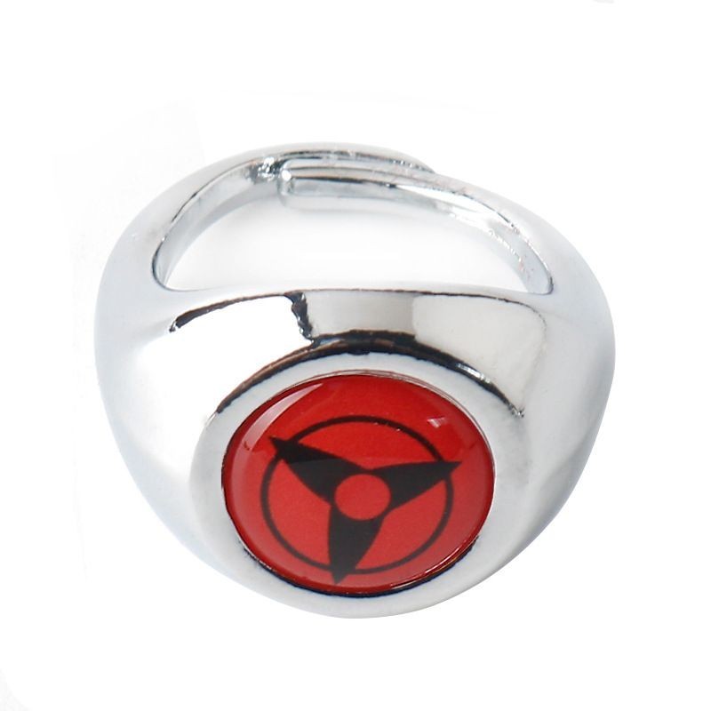 Naruto Ring Xiao Organization Uchiha Itachi Sasuke Kakashi Kaleidoscope เขียนรอบ Eye แหวนชุด HJ26081