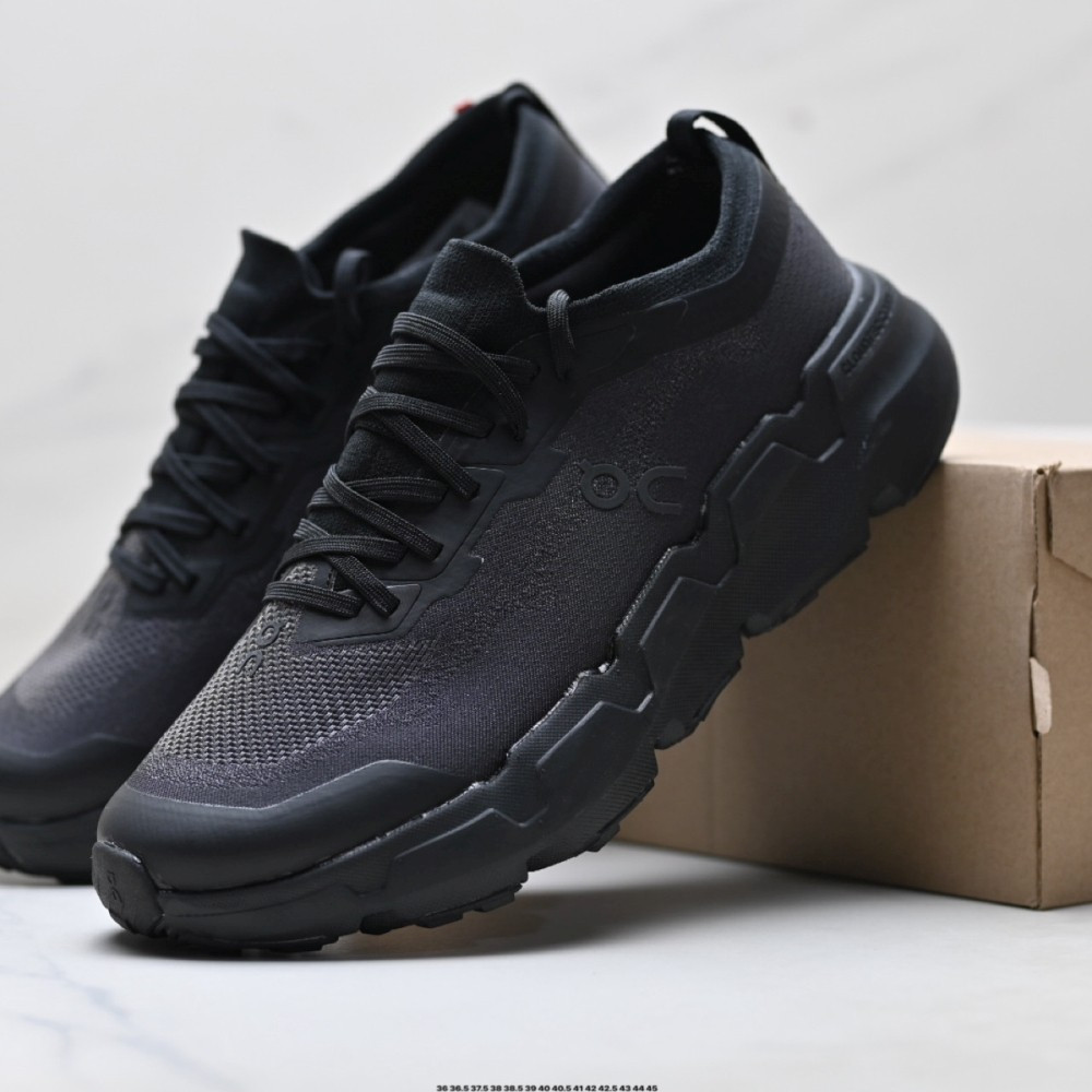 On Running Cloudsoma Trail Running Shoes สําหรับผู้ชายและผู้หญิง Unisex Jogging รองเท้ากีฬากลางแจ้งสีดํา SY25 MJMG