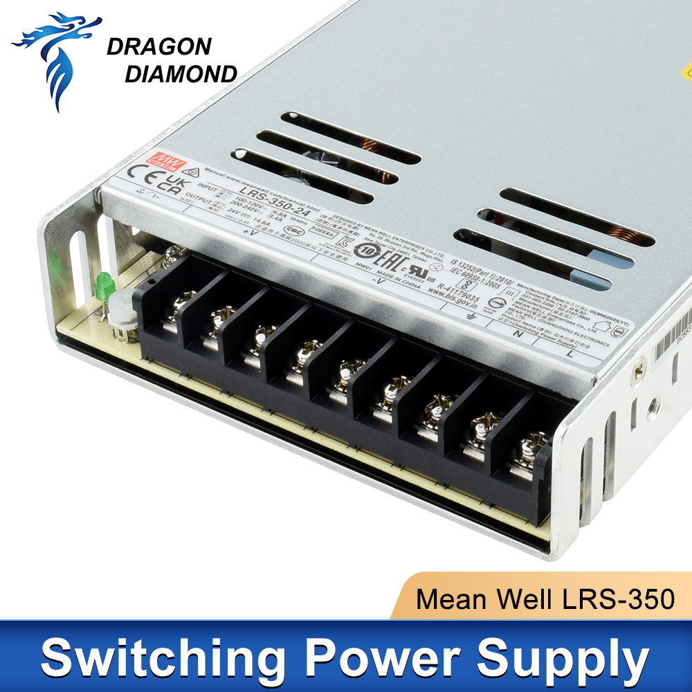 Dragon Diamond MEAN WELL LRS-350-24 350W 24V LRS-35 Series Switching Power Supply LRS 350